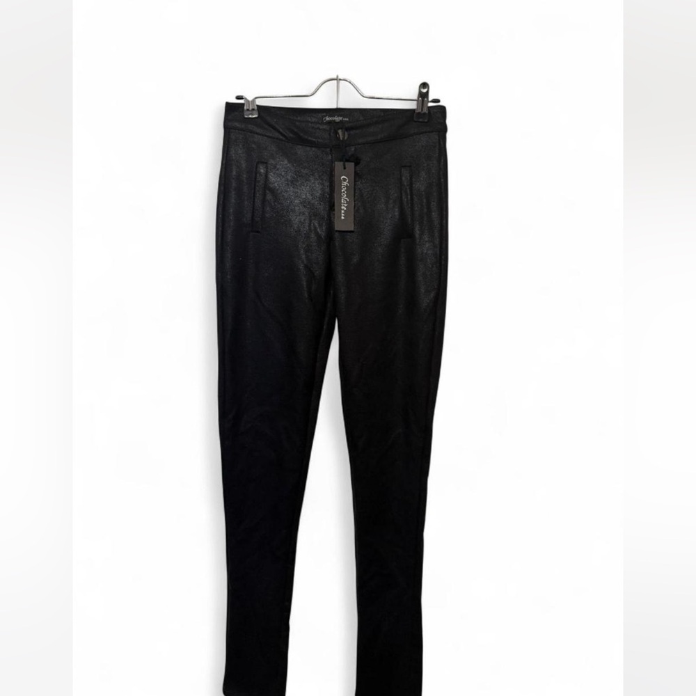 Chocolate USA Metallic Black Trousers